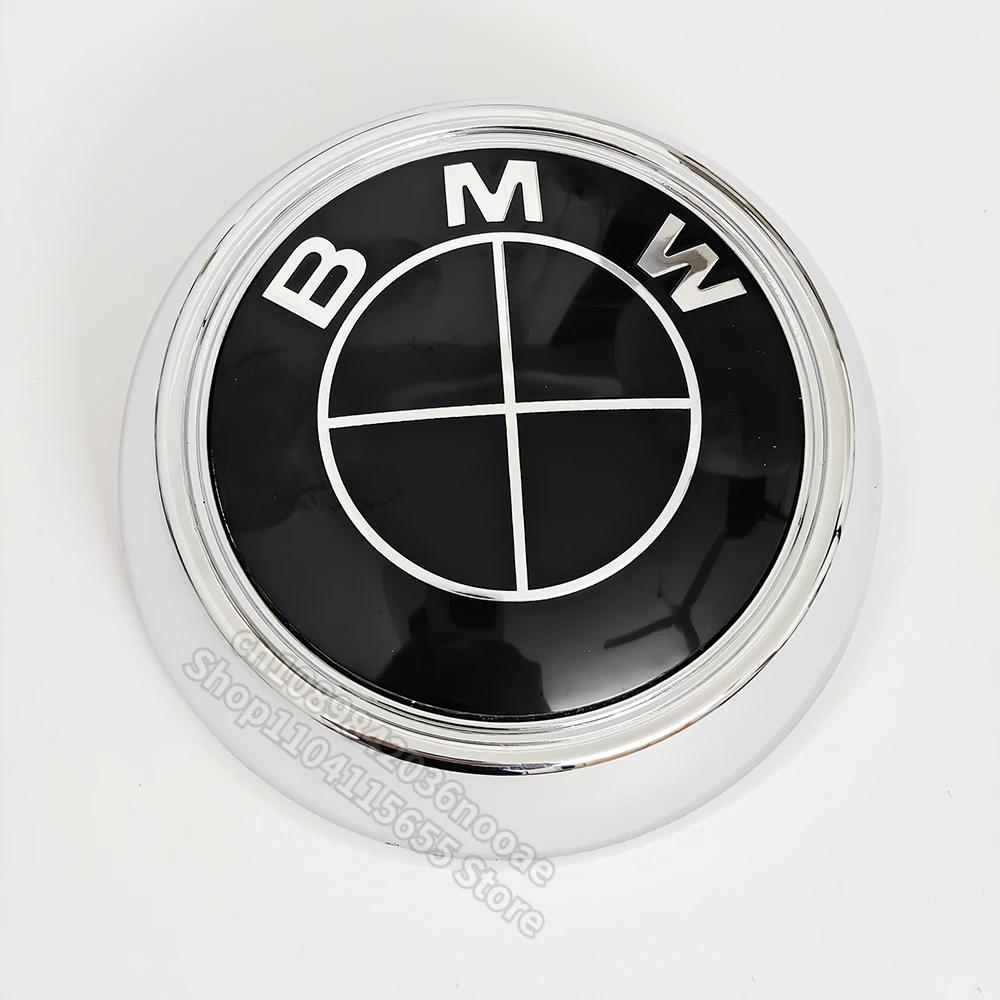 3D ABS Chrom Schwarz Emblem für BMW X5 E70 F15 Auto Logo X6 E71 F16 Heckklappe X3 F25 50. Jahrestag X4 F26 Abzeichen Heckabzeichen