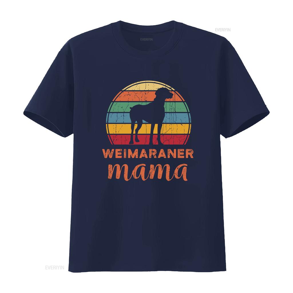 Weimaraner Mom T Shirt Pet Owner Weim Dog Lover Weimraner Mother vintage Washed Stretched Slightly Stylish Versatile Breathable