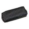 Polka Dot Pencil Case Set Large Capacity Canvas Zipper Pen Pouch For Students School Office Travel Makeup Storage