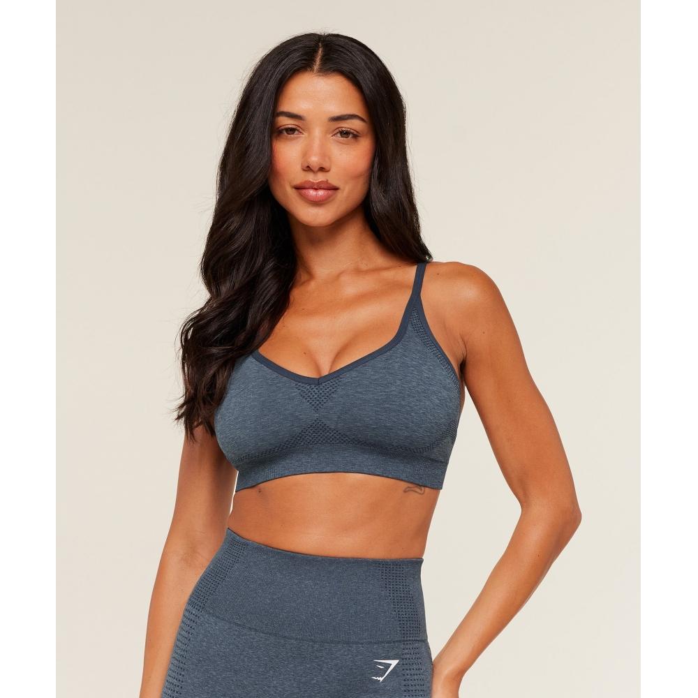 Gymshark Vital Sports Bra Gs Stealth Blue Marl B5c7s Ud7x