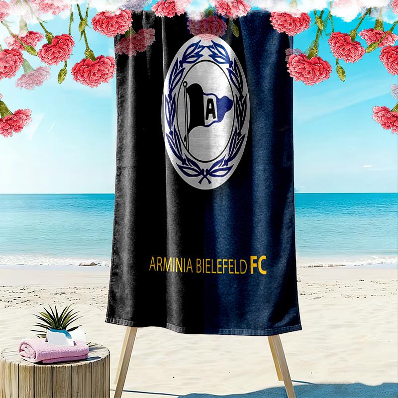 Asciugamano da Spiaggia DSC Arminia Bielefeld, Grande Morbido Asciugatura Rapida per Spiaggia Campeggio Nuoto