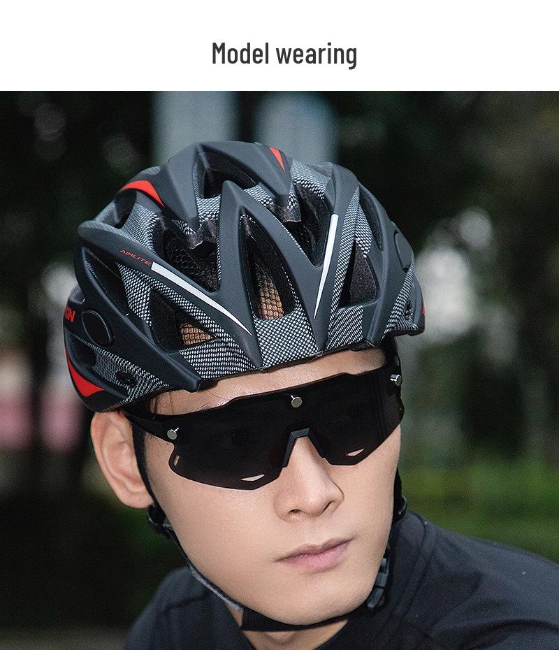 Upgraded Moon Odor-Resistant Adult Cycling Helmet for Road & Mountain Safety Outdoors