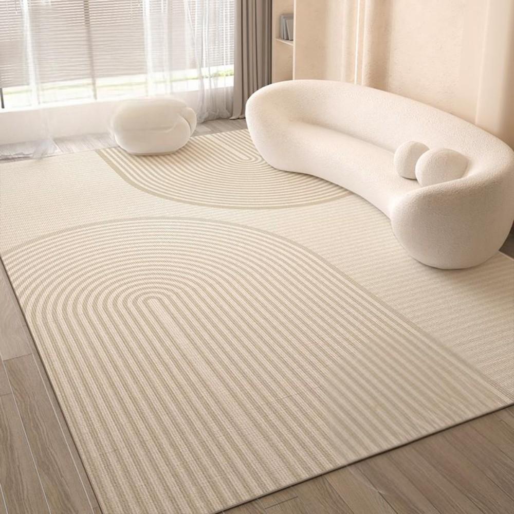 

Ins Wind Geometric Rug Living Room Bedroom Non Slip Wear Resistant Nordic Minimalist Style Large Rug Home Decor 120X160CM(3.9X5.3FT