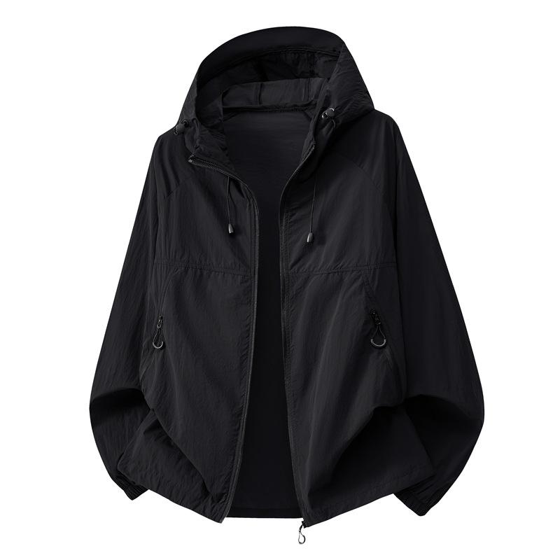 Anti-ultraviolet Ice Silk Sunscreen Clothing Men s Summer Outdoor Breathable Fishing Camping Couple Sunscreen Clothing Jacket XS