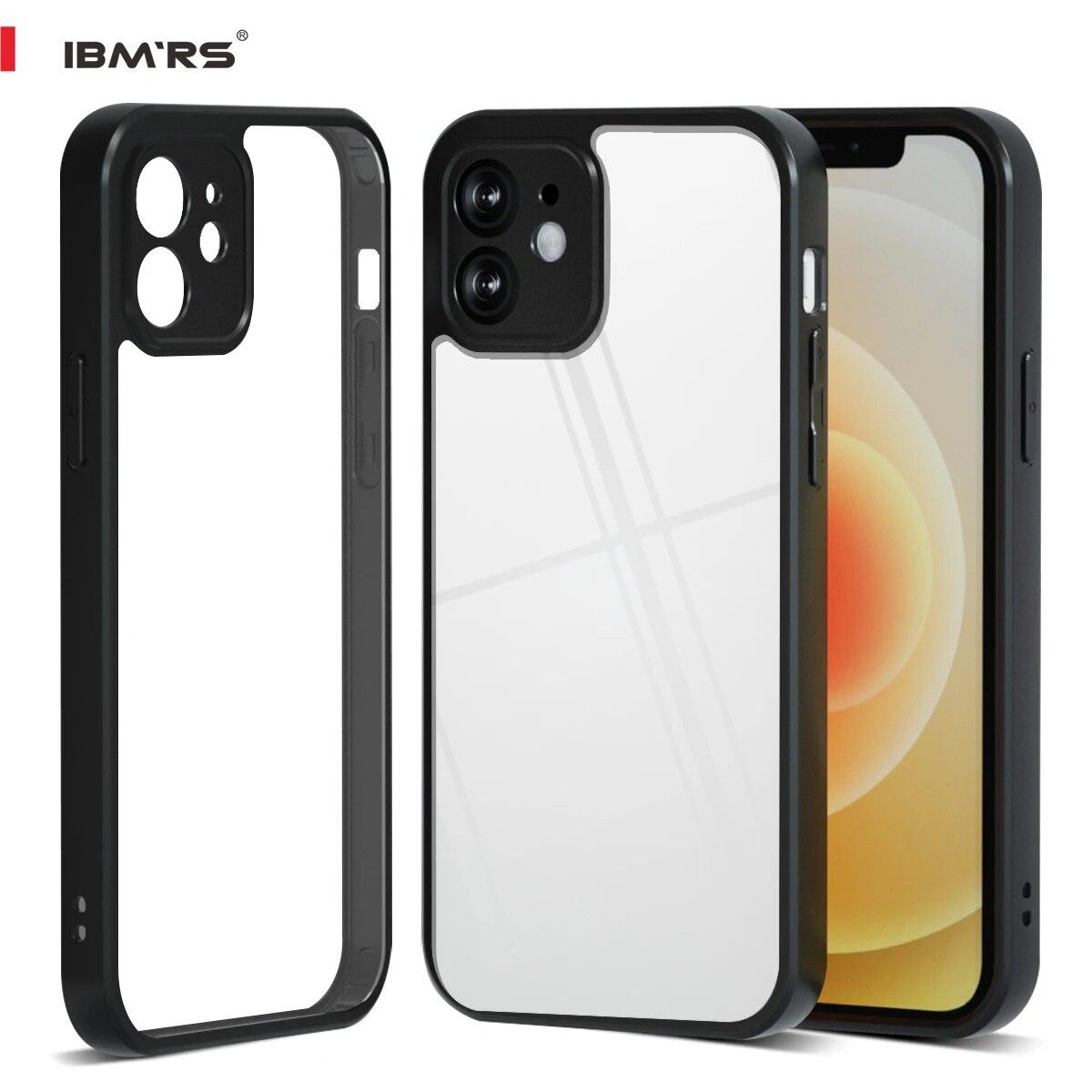 

(В комплекте ремешок на запястье)ИБМРС (Военный дизайн) Чехол для Apple iPhone 12, камуфляжный жесткий противоударный улучшенный защитный чехол transparent прозрачный