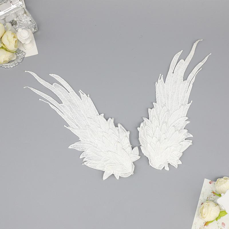 Black Devil Wings Cosplay Accessories Lolita Anime Angel Wing Feather Embroidery Headdress Halloween Party Costumes Hair Props