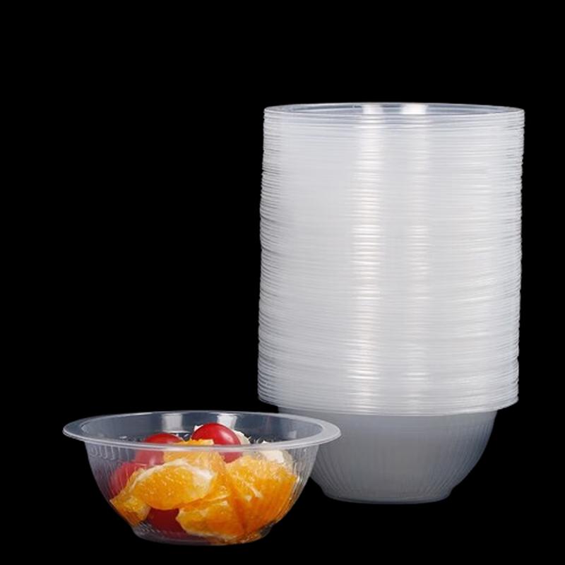 

YOUAO Disposable Clear Plastic Soup Bowls, 345ml, 50 Count