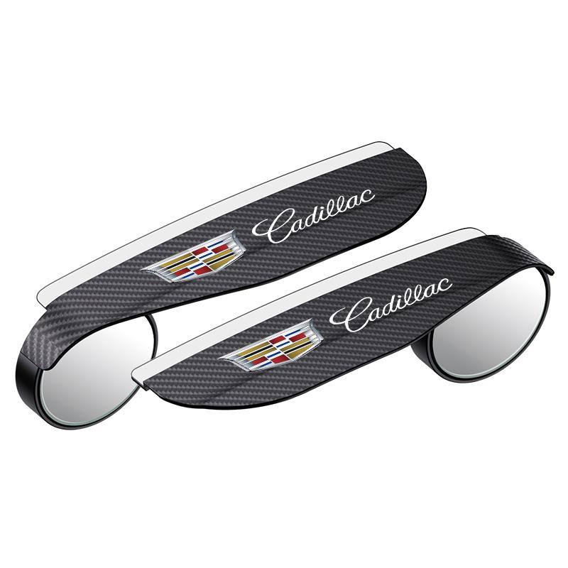 

Car Rearview Rain Eyebrow Blind Spot Mirror Small Round Mirror 360 Degrees For Cadillac Escalade GT4 XT4 ATS XT5 CTS XTS RS