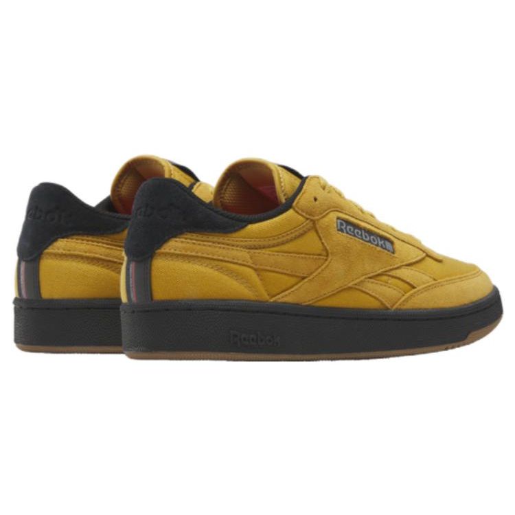 Reebok CLUB C REVENGE Malibu Range Comfort Versatile Low-Top Skate Shoes, Men's Yellow 100032999