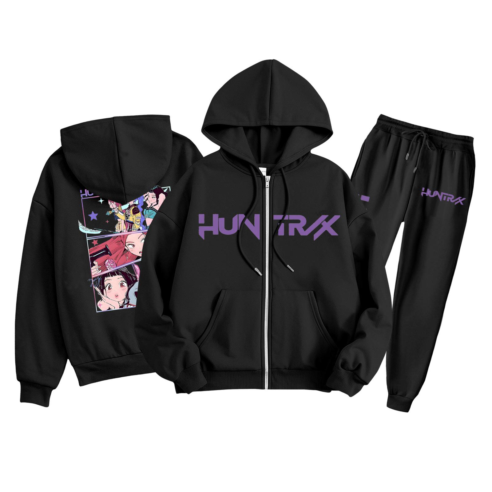 

Детская мода Толстовка с длинным рукавом, на молнии, с капюшоном, спортивные штаны с принтом, комплект толстовки с карманами 100