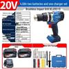 Dongcheng 20V Cordless Brushless Impact Drill Driver CN Plug (adapter Included)