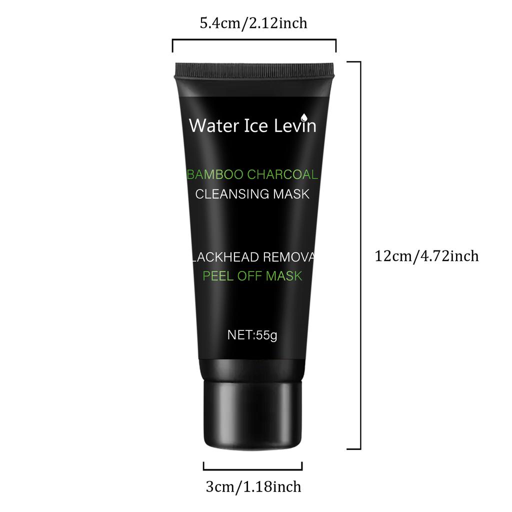 Bamboo Charcoal Cleansing Mask Blackhead Removal Deep Mask Deep Exfoliating Mask Treatment Black Mask