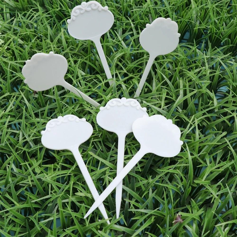 10/12PCS Waterproof Garden Marker Thickened Markers Label Plastic Writing Plate  Garden Nursery