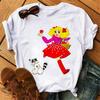 Anime Candy Candy T-shirt Clothes for Women Japanese Manga Short Sleeve Graphic Tee Y2k Kawaii Casual Tops Women's Sumer Clothes