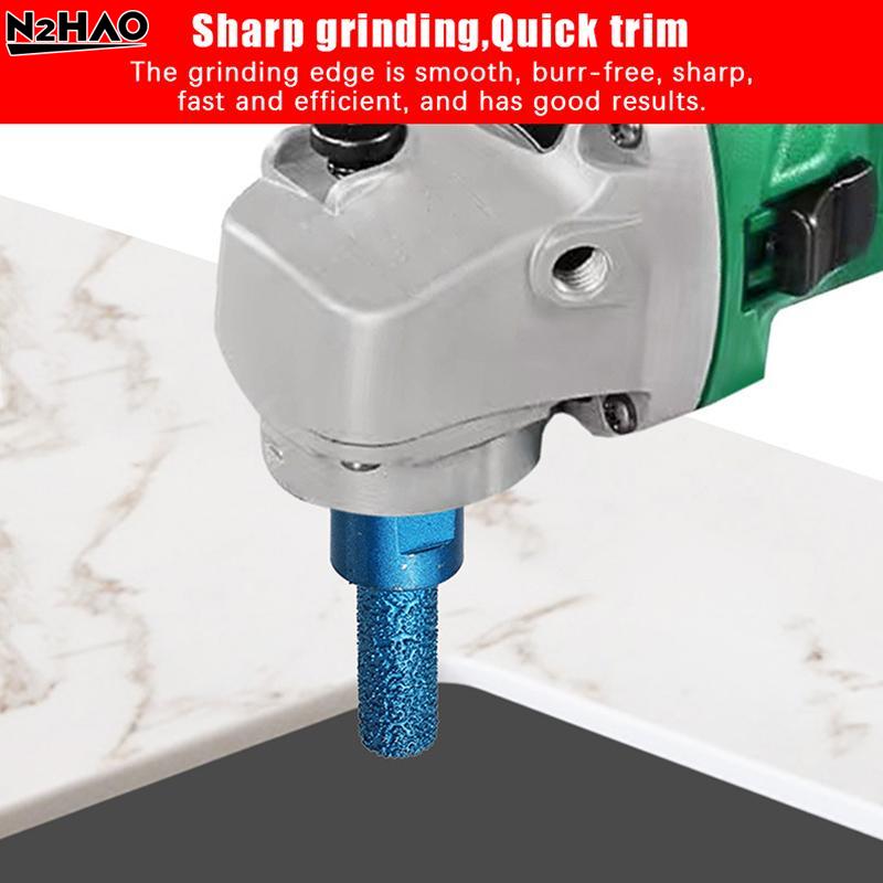 Vacuum Brazed Core Drill Bit Set 6 10 15mm Milling Cutter for Angle Grinder Quick Tile Marble Cutting Home Improvement