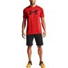 Under Armour Logo Print Training T-Shirt Men T-Shirts Red 1357234-608