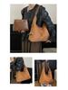 2025 Herbst Damen Retro Wildleder Tragetasche: Große Kapazität & Exquisite Modische Umhängetasche