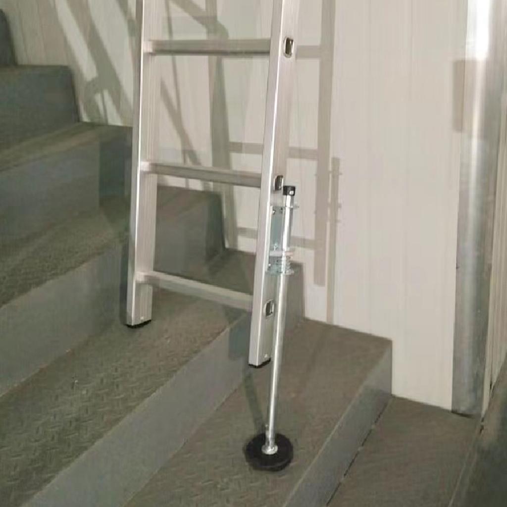 Extendable Ladder Stabilizer Legs Adjustable Noslip Rubber Feet Aluminum Ladder Leveler for Home Ladder Accessories