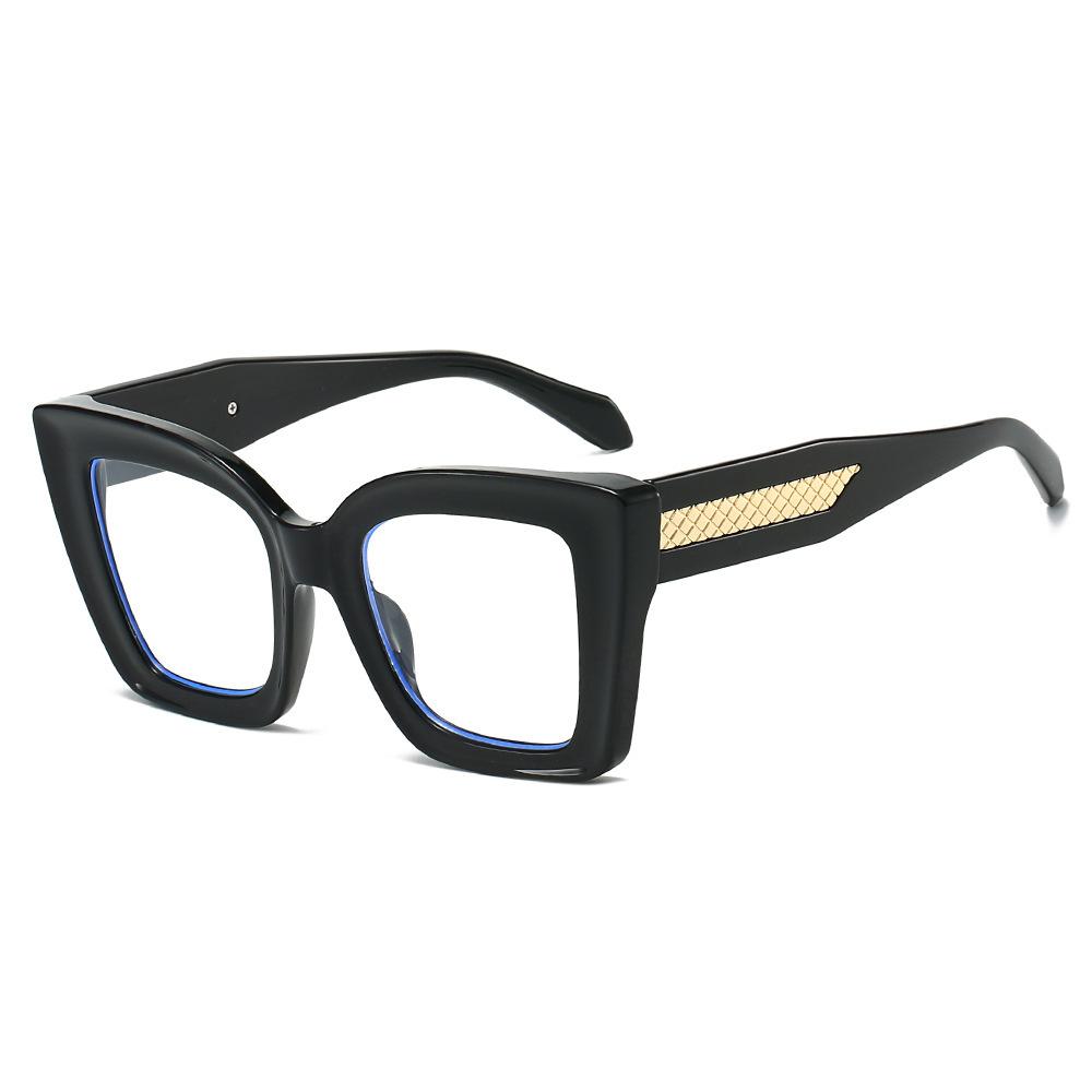 

Anti-Blue Glasses, Large Frame, Simple Square Fashion Glasses, Elegant And Versatile Ins Style Flat