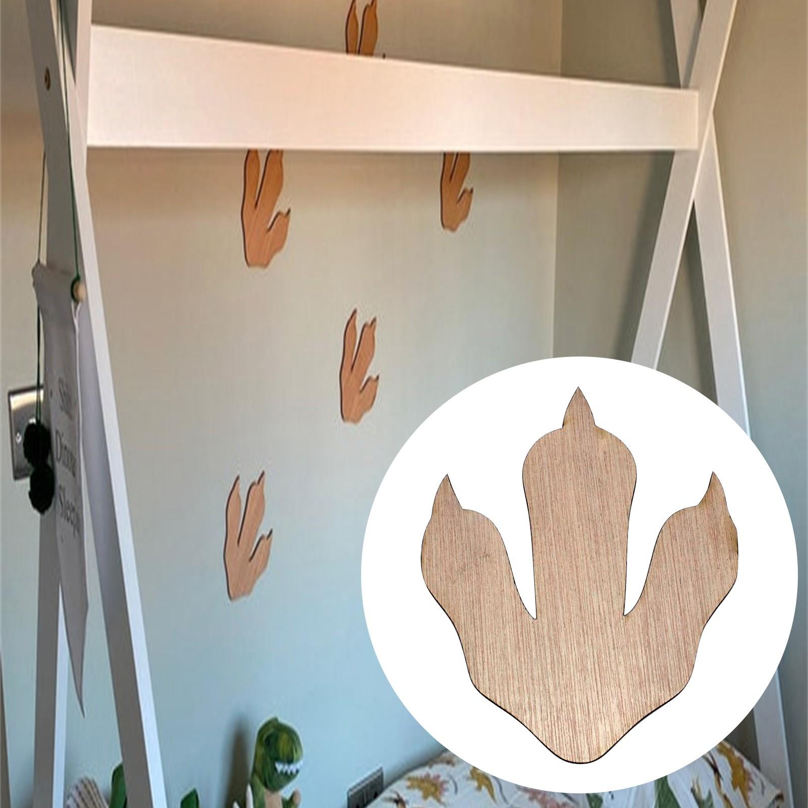 

Wooden Dinosaur Wall Decals – 3D Wall Art For Kids Room Decoration One Size