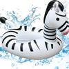 Zebra Aufblasbare Poolspielzeuge Wasserspielzeug Ausrüstung Schwimmstuhl Sommer Schwimmring für Baby Aufblasbarer Schwimmsitz Familienparty