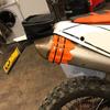 Universal Motorcycle Exhaust Muffler Protector Guard Heat-resistant Motocross Dirt Bike Exhaust Bike Muffler Silencer Protector