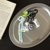 with D-shaped Buckle Fitness Series Pendant Colorful Simulation Dumbbells Keyring  Fitness Prople