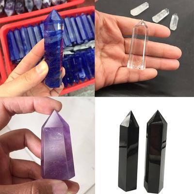   Smelting Quartz Crystal Point   Hexagonal Wand 