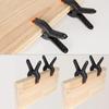 5Pcs Clamps for Woodworking Heavy Duty Clamps  Spring Clamps Metal Black Plastic Spring Clamp Clip Set Jaw Opening DIY Tool