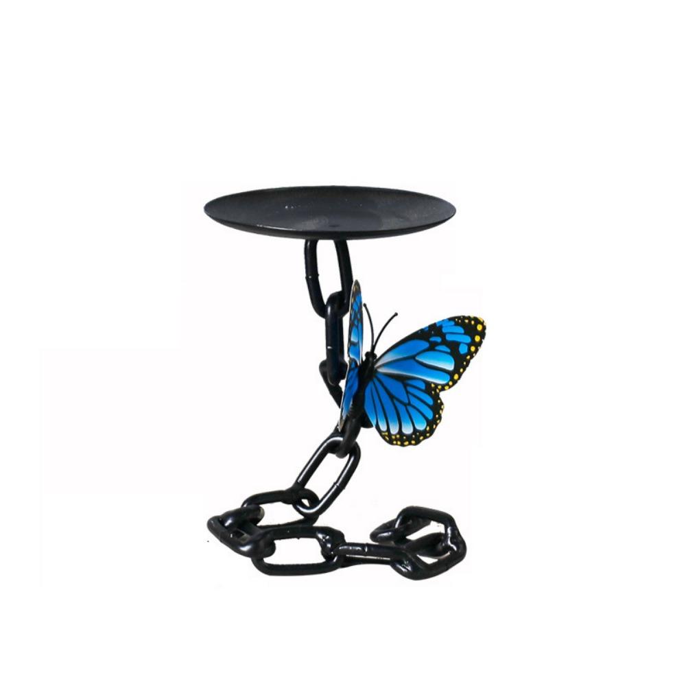

Unique Butterfly Candle Holder Rust-proof Iron Chain Tea Light Iron Chain Candle Holder Home Decor Style 3