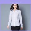 Womens Long Sleeve Business Shirt With Polyester Fabric For Office Wear