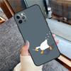 Cartoon Cute Goose Game Phone Case For iPhone 16 15 13 12 11 14 Pro Max 12 13 mini XR 15 16 Plus 16e Cover Shell