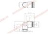 PLF Series PISCO Connector: PLF4-01, PLF4-M6, PLF8-02, PLF10-03, PLF12-04