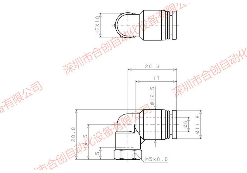 PLF Series PISCO Connector: PLF4-01, PLF4-M6, PLF8-02, PLF10-03, PLF12-04