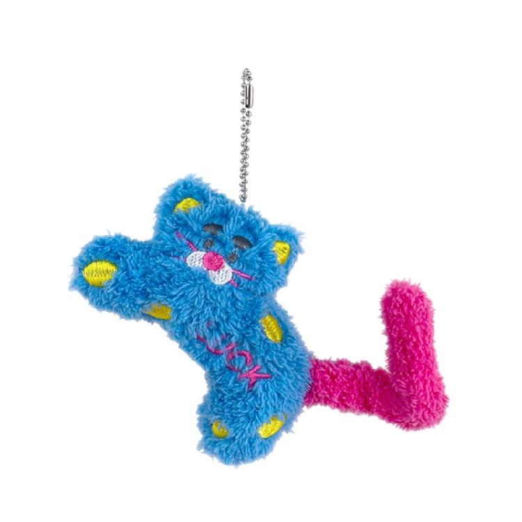 Multipurpose Lovely Cartoon Cats Sturdy Plush Keychain Charm Pendnat Fashion Statement for Keys or Phones Decoration