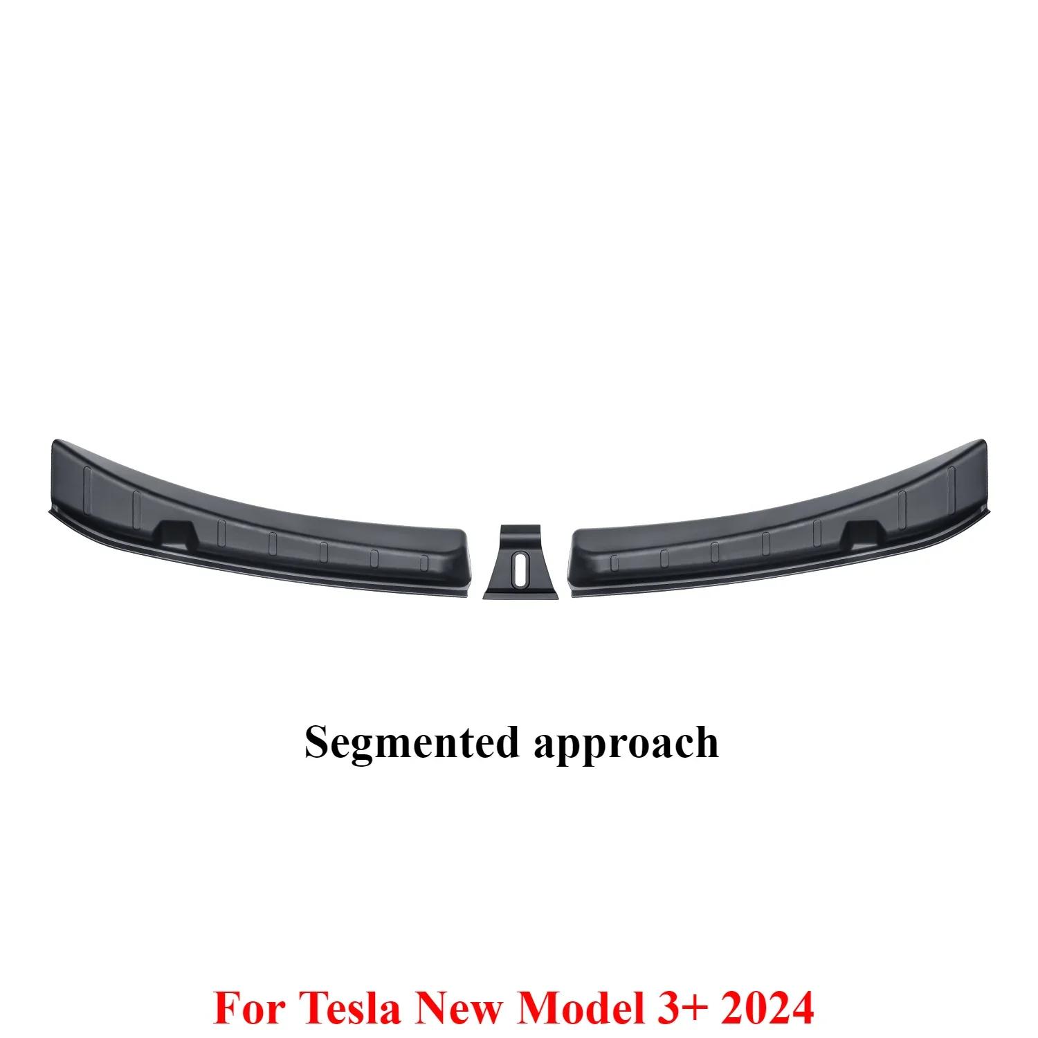 

Для Tesla New Model 3 Highland 2024 порог багажника защитная пластина TPE защитная крышка порога защита от царапин накладки крышки TPE