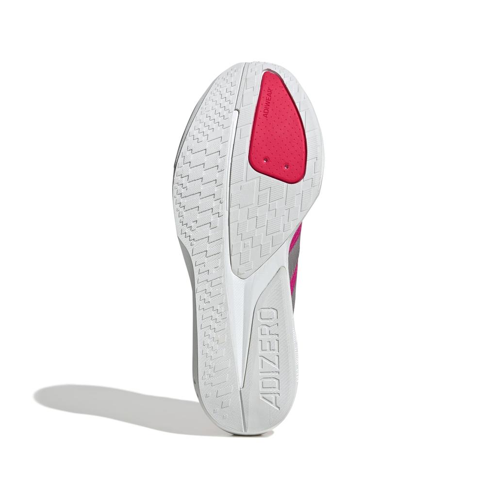 Adidas adizero running shoes, black, unisex, adult, NSV99, Shock Pink/Silver Metallic/Lucid Red (JP6544), size 26.5 cm