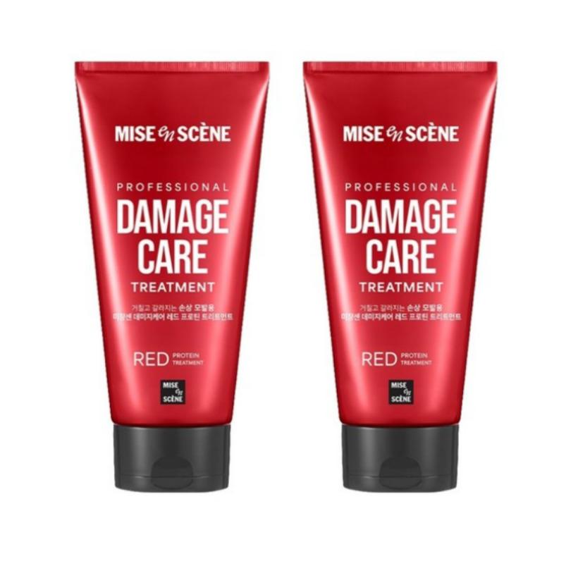 Mise En Scene Damage Care Rose-Protein Treatment 330ml 2ea Korea Beauty