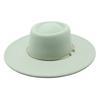 Wool Felt Classic Bowler Hat With Wide Brim For Outdoor Casual Wear