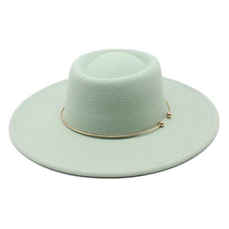 Wool Felt Classic Bowler Hat With Wide Brim For Outdoor Casual Wear