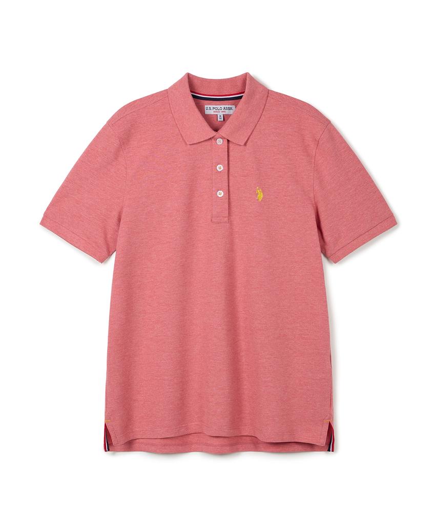 USPOLOASSN Summer Polo Shirt_Melange Pink