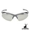 Captain Stag Polarized PC Smoke Flash Men's Sunglasses, Plastic, Mirror, CSP-S007-1