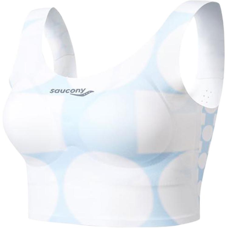 

SAUCONY Спортивный бюстгальтер с полной чашкой, U-образной формы, цельный, для бега, формирующий, дышащий, амортизирующий, женское нижнее белье, синий, белый, SC1239081-2 XL