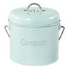 3L Stainless Steel Kitchen Compost Bin Recycling 1.3 Gallon Compost Bucket Farmhouse Compost Bin with Lid for Food Waste Rust