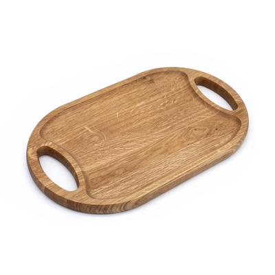 Oak Serving Tray with Handles 40x24 EK DUKA