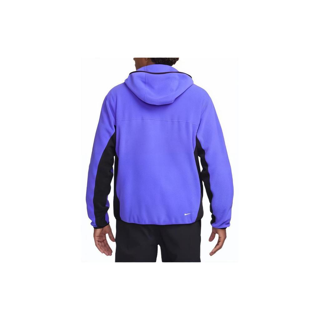 Nike ACG Wolf Tree Polartec® Logo Embroidered Color Block Hooded Jacket Men Jackets Persian-Purple FB8082-510