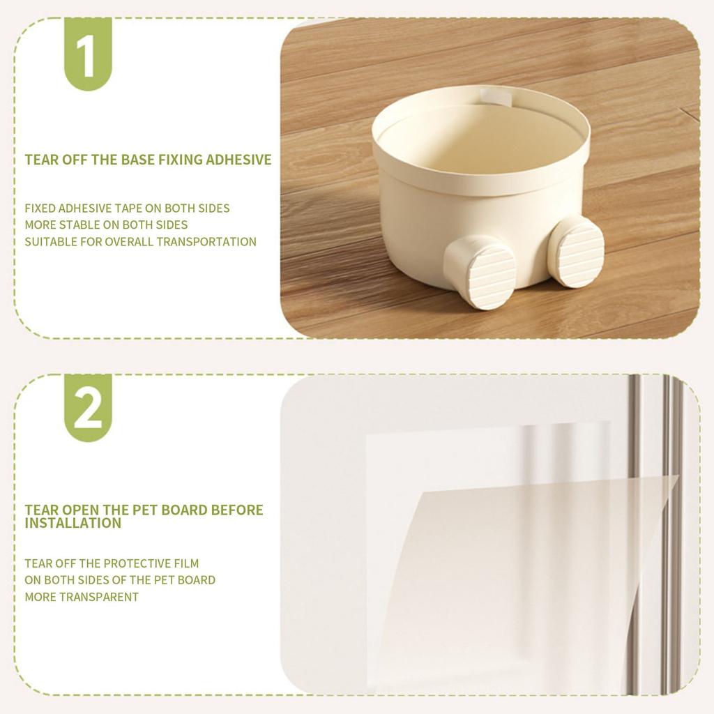 Puppenaufbewahrungseimer, Einschichtiger Aufbewahrungseimer, Transparenter Aufbewahrungseimer für Kinderspielzeug