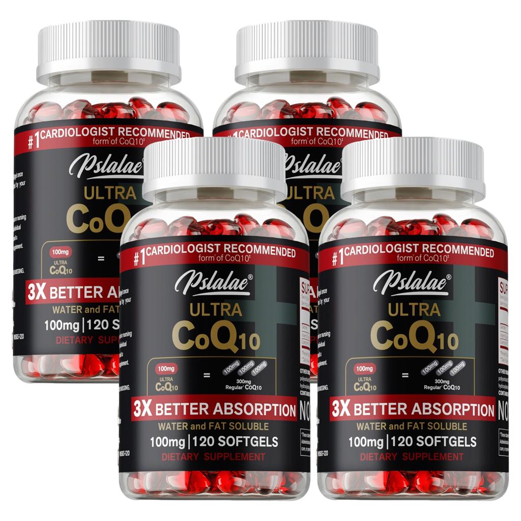 High content 100mg Coenzyme Q10, adult health and nutrition capsules, all-natural