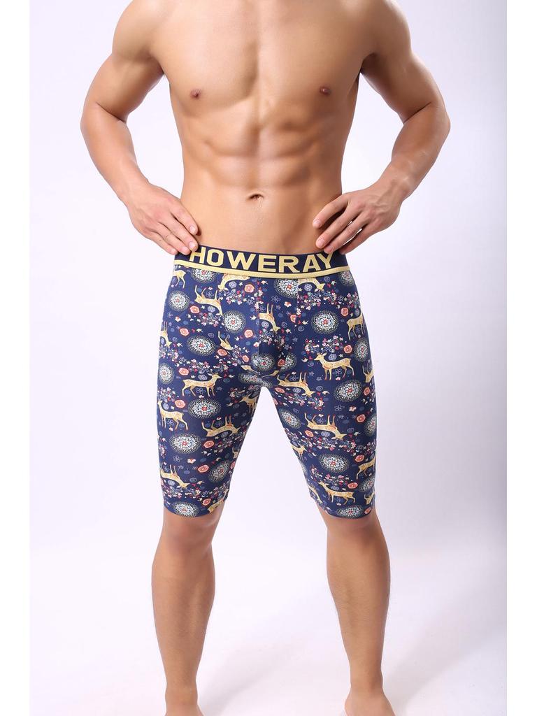 Продано: Різдвяний олень барвисті чоловічі боксери