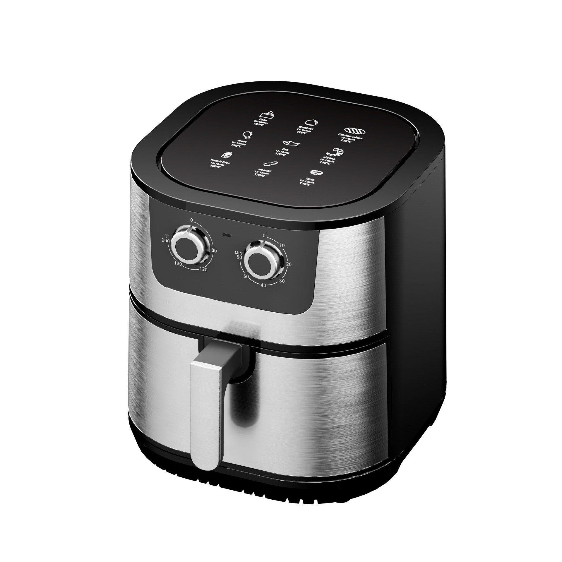 15L Smart Visual Stainless Steel Electric Air Fryer Oven EU Plug (220V)